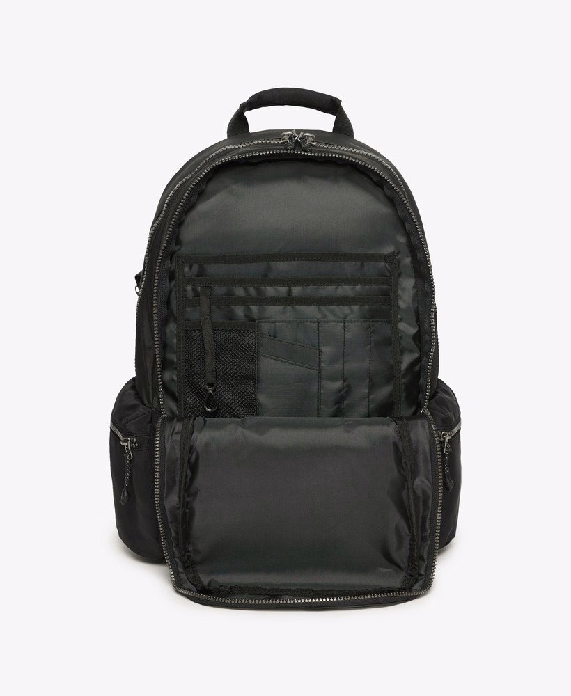 Mochila com estampa de lona de montanha