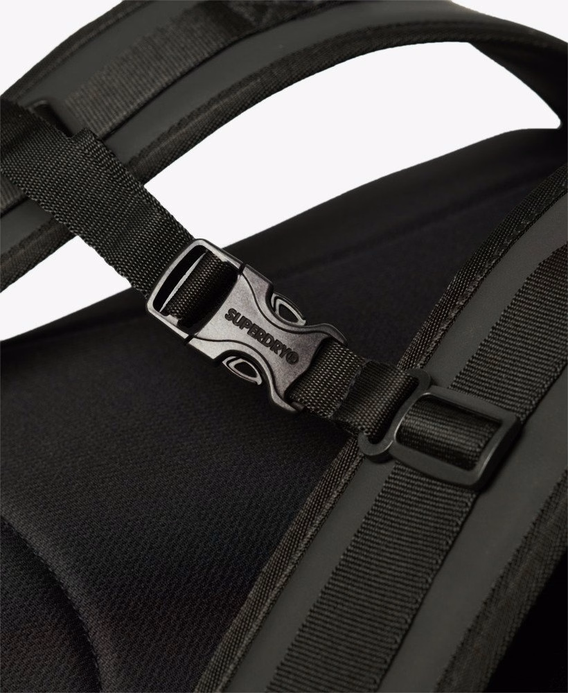 Mochila com estampa de lona de montanha