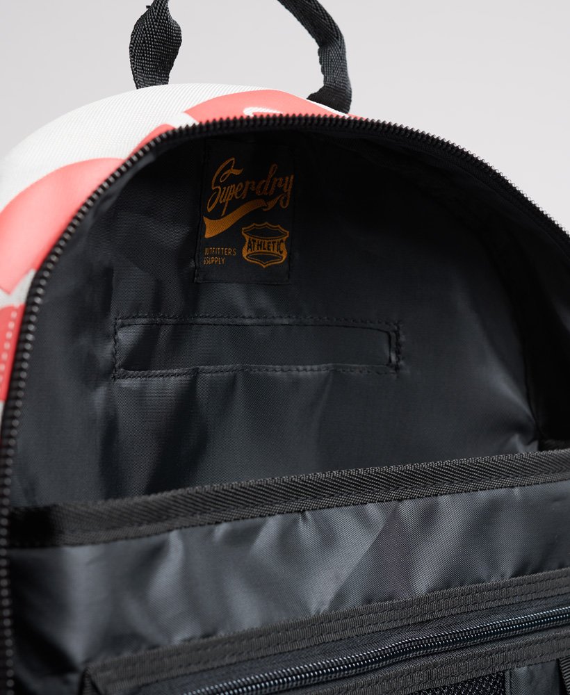 mochila vintage terrain montana em tons de bege clarorosa caiena