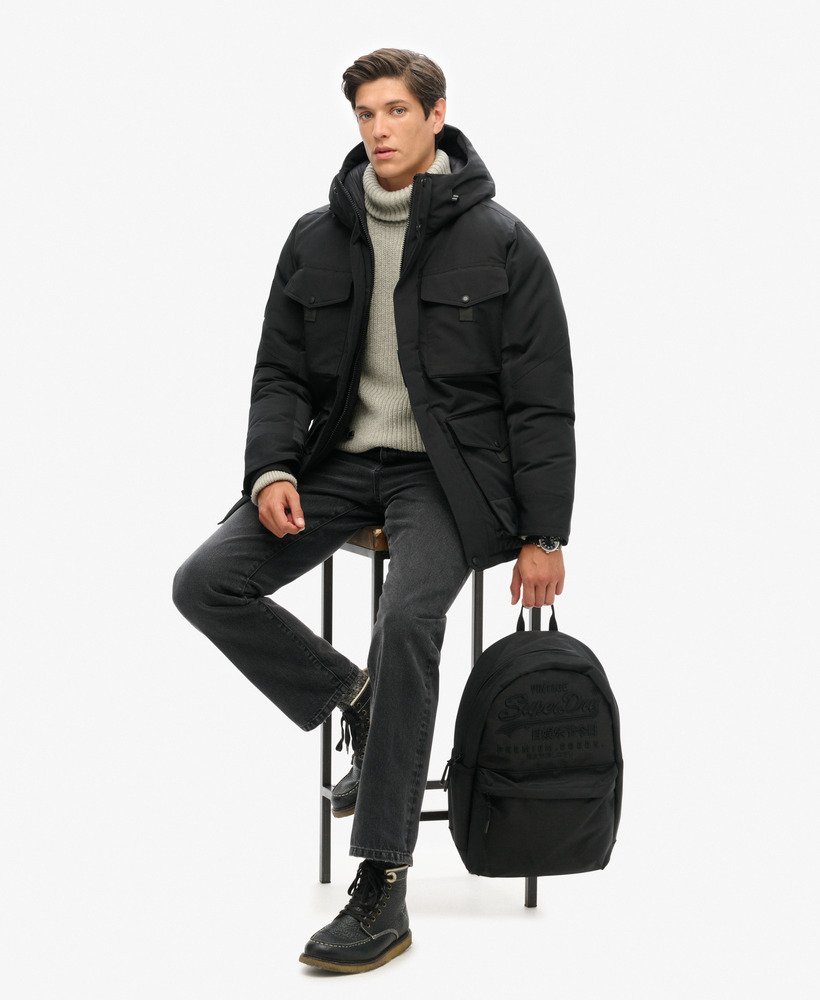 mochila heritage montana em preto mescladopreto
