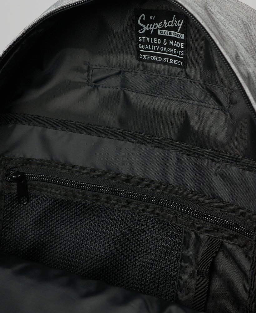 mochila heritage montana na cor cinza mescla claro.