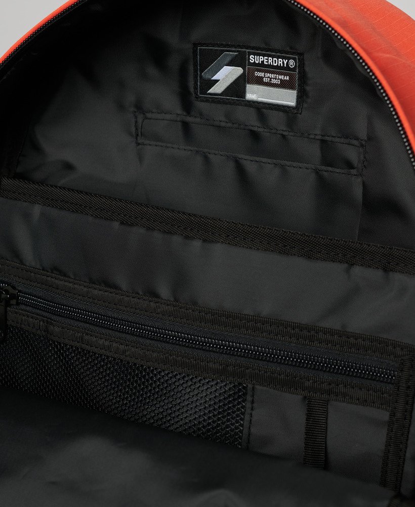 mochila code trekker montana em ripstop laranja vibrante