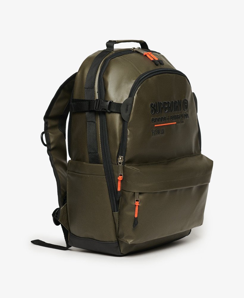 mochila utilitária tarp na cor verde-oliva produtos excedentes
