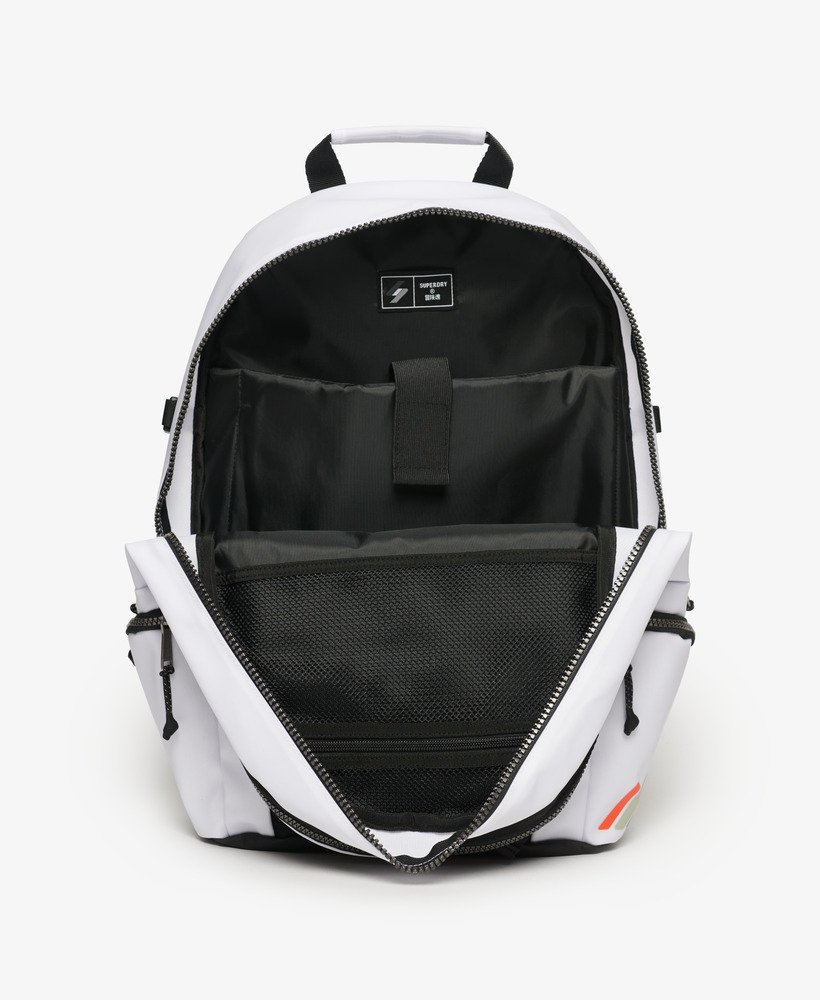 mochila de lona na cor óptica