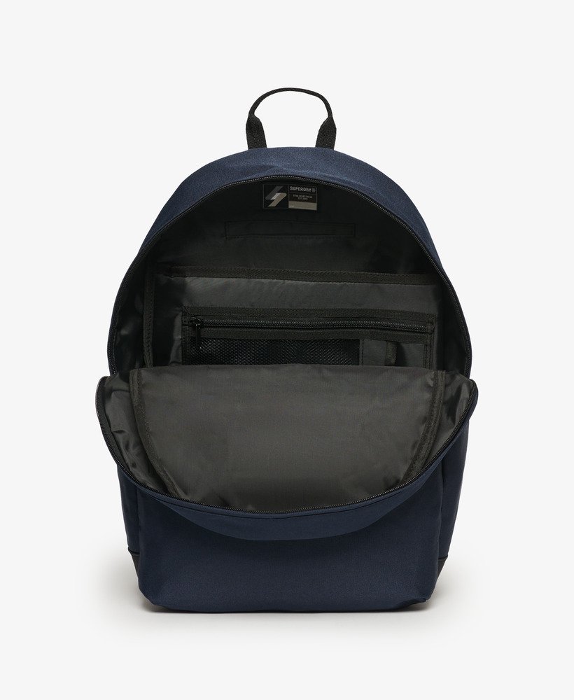 mochila montana patched na cor azul marinho