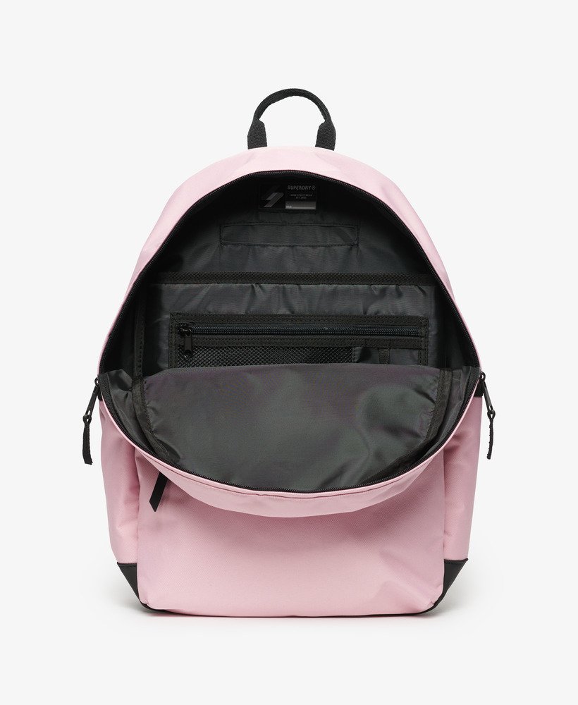 mochila city montana na cor rosa claro