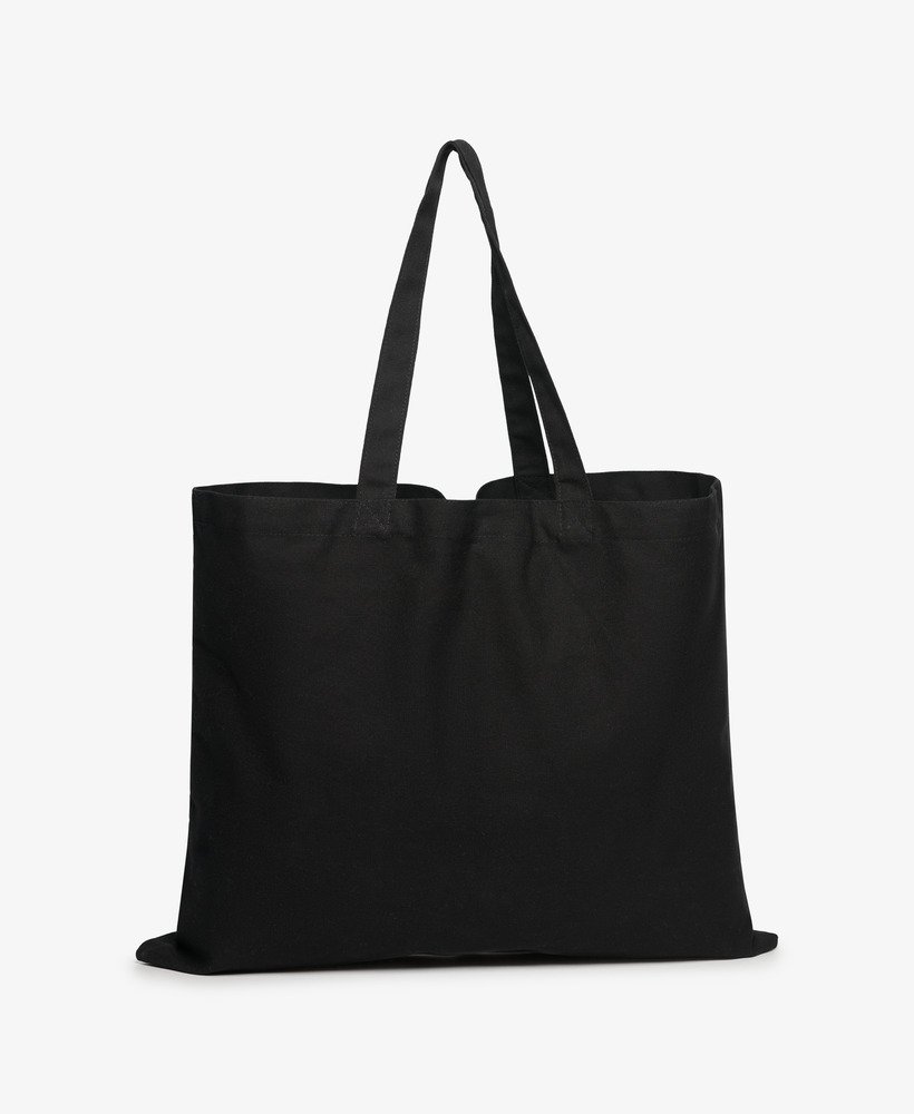 bolsa tote superdry na cor pretabranca.