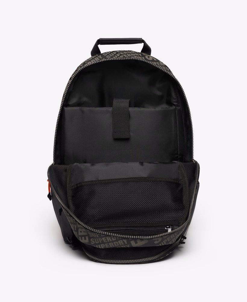 Mochila com estampa total de lona