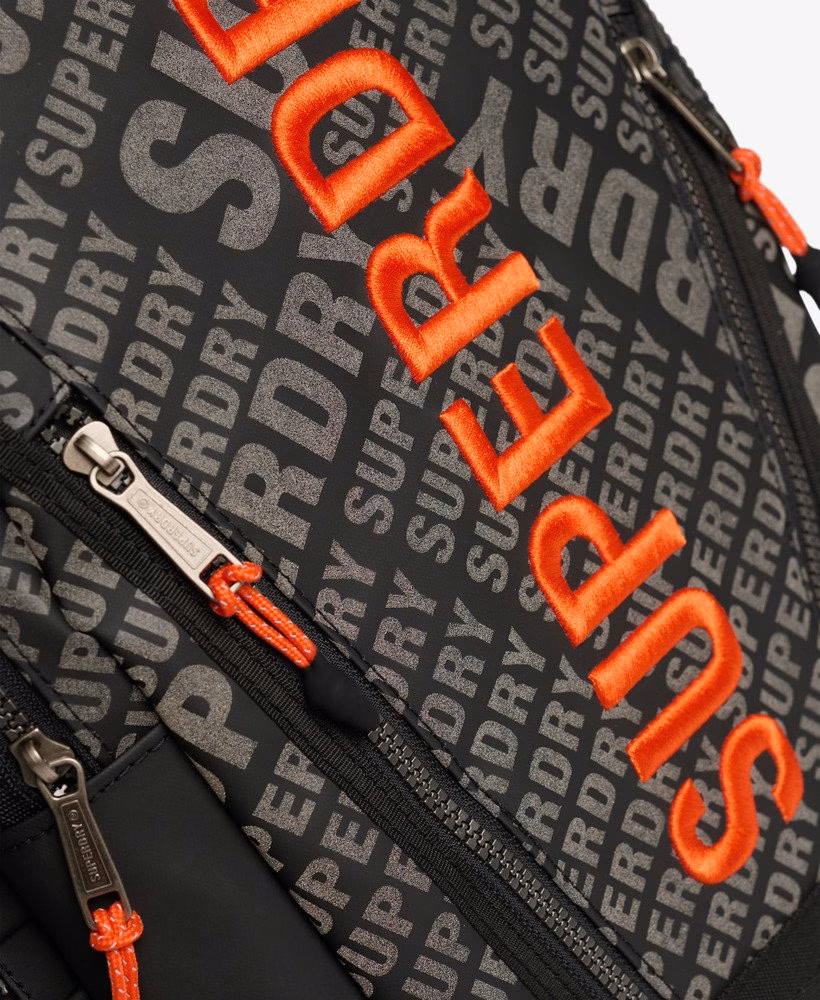 Mochila com estampa total de lona