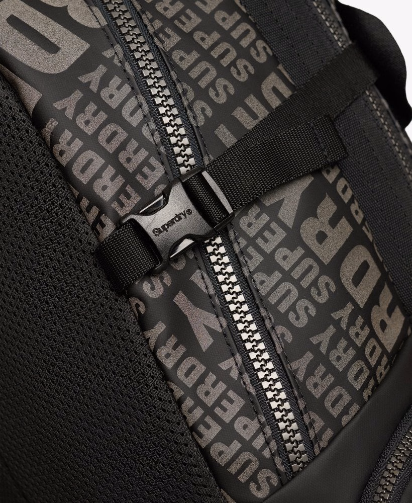 Mochila com estampa total de lona