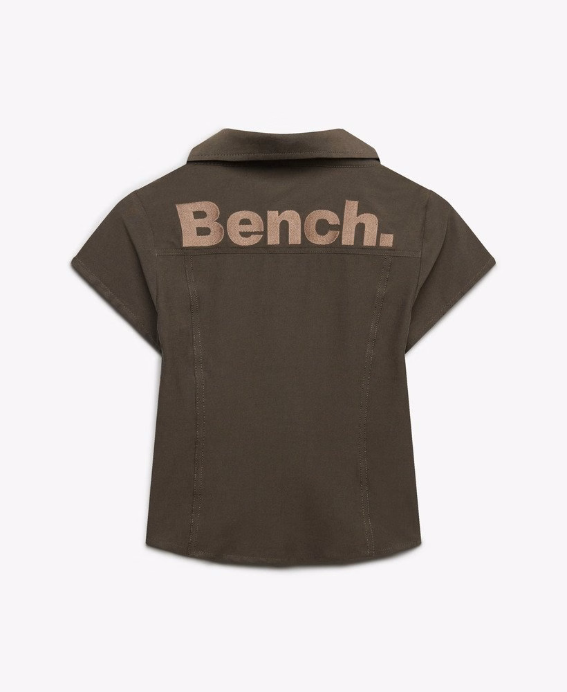 Camisa Bench Fitted Stretch de Manga Curta