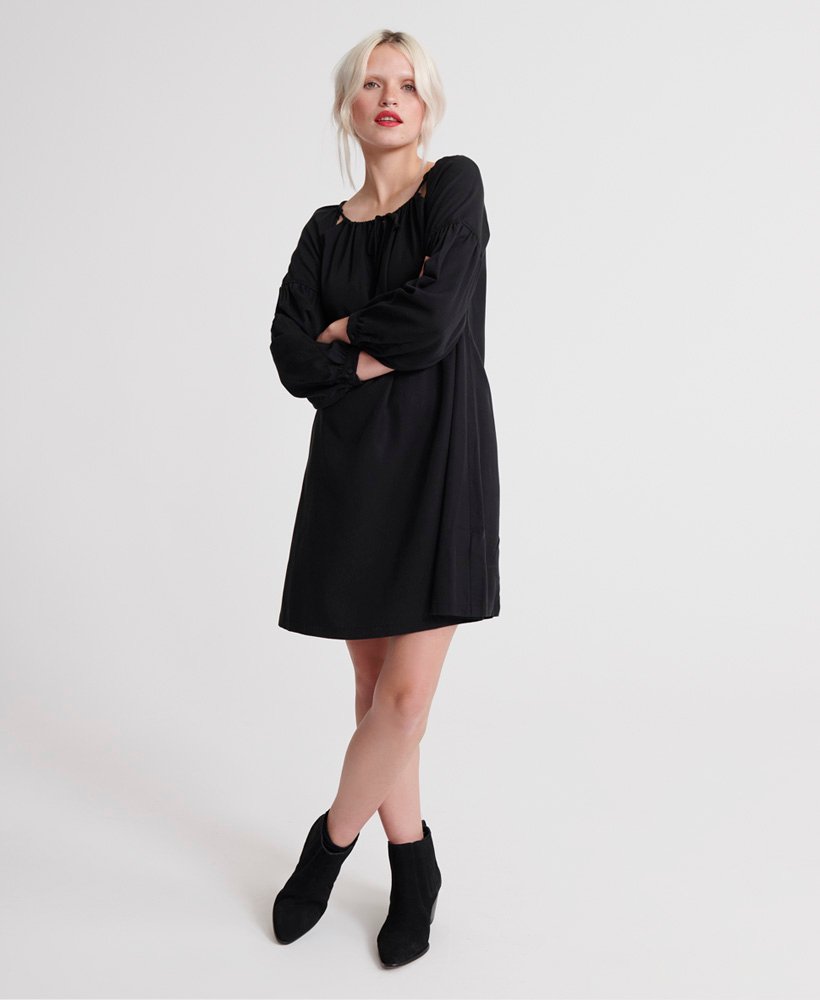 vestido arizona peek a boo na cor preta