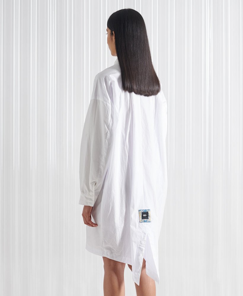 vestido camisa sdx origami de edição limitada na cor optic