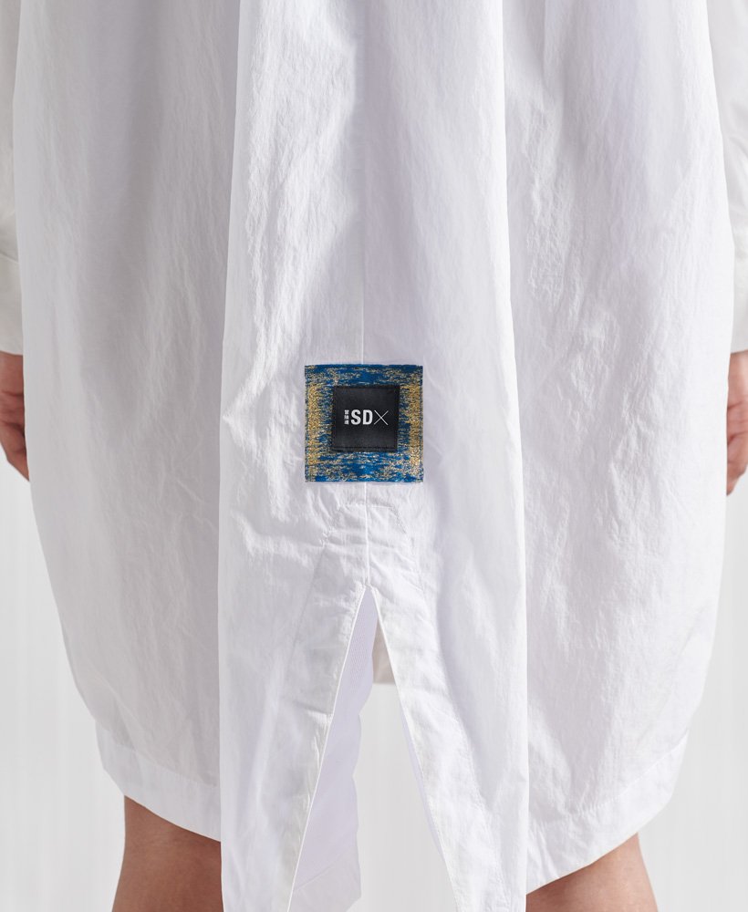 vestido camisa sdx origami de edição limitada na cor optic