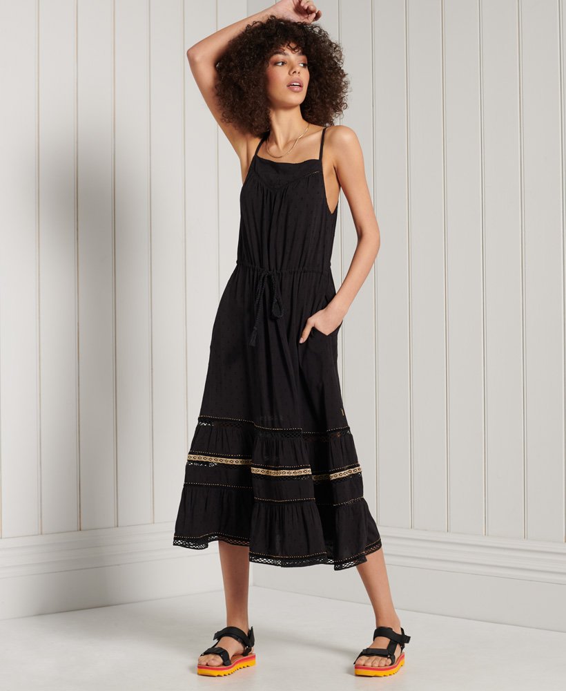 vestido ameera cami na cor preta