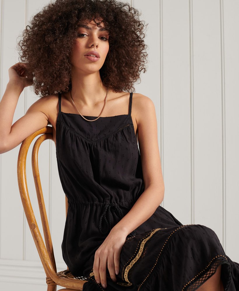 vestido ameera cami na cor preta