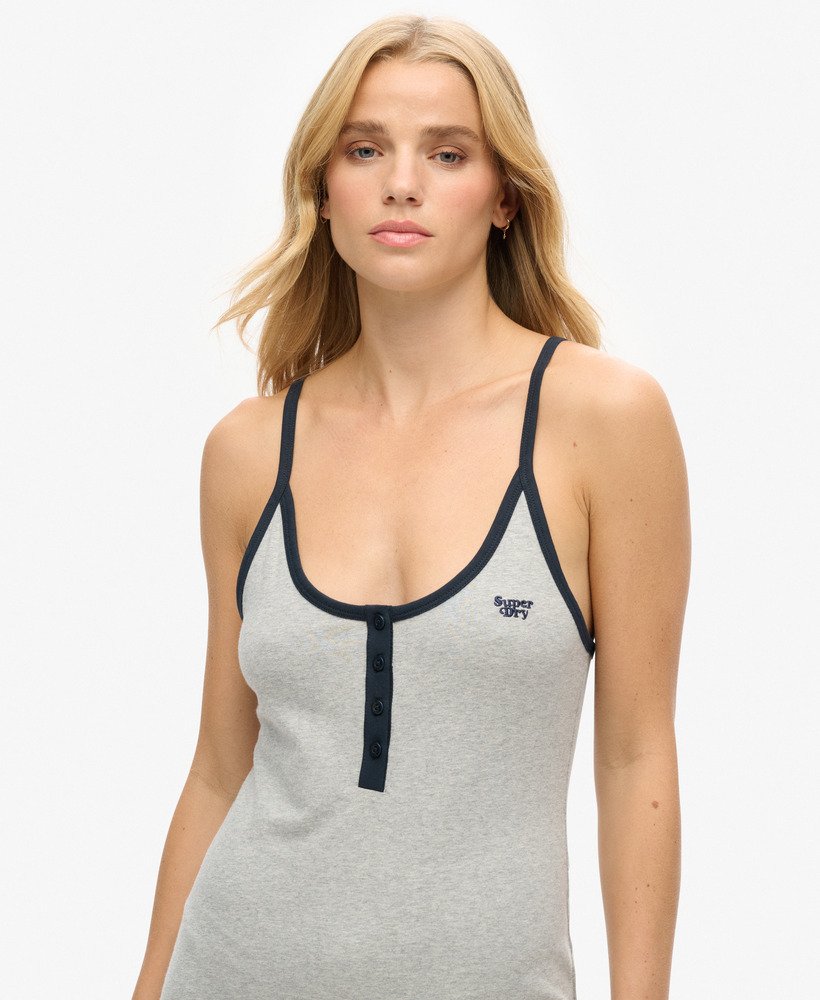vestido midi vintage estilo slip em cinza mesclado