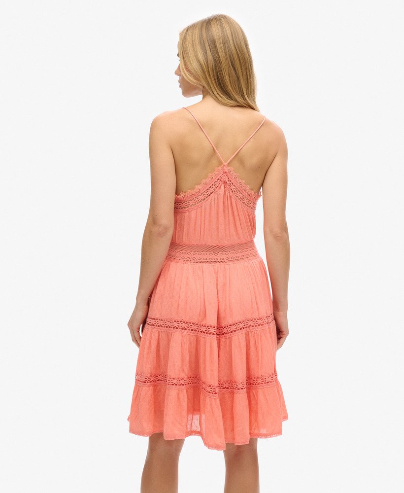 vestido alana cami na cor fusion coral