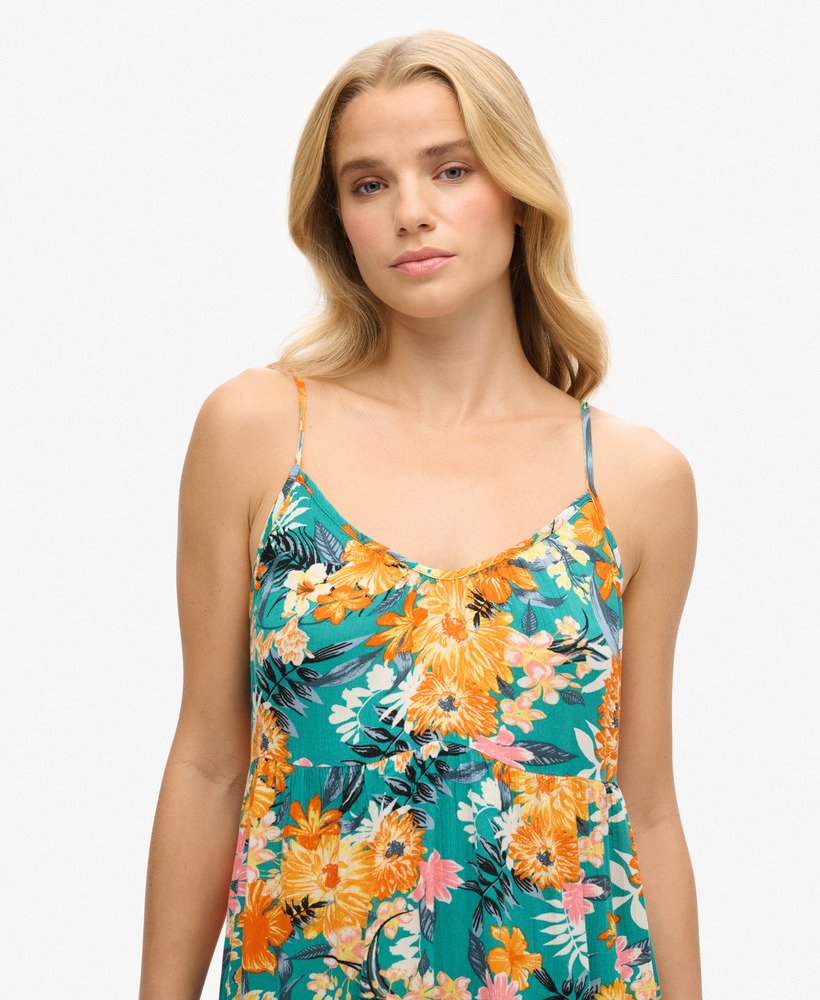 vestido curto de praia estilo camisola na cor azul anêmona de bali.