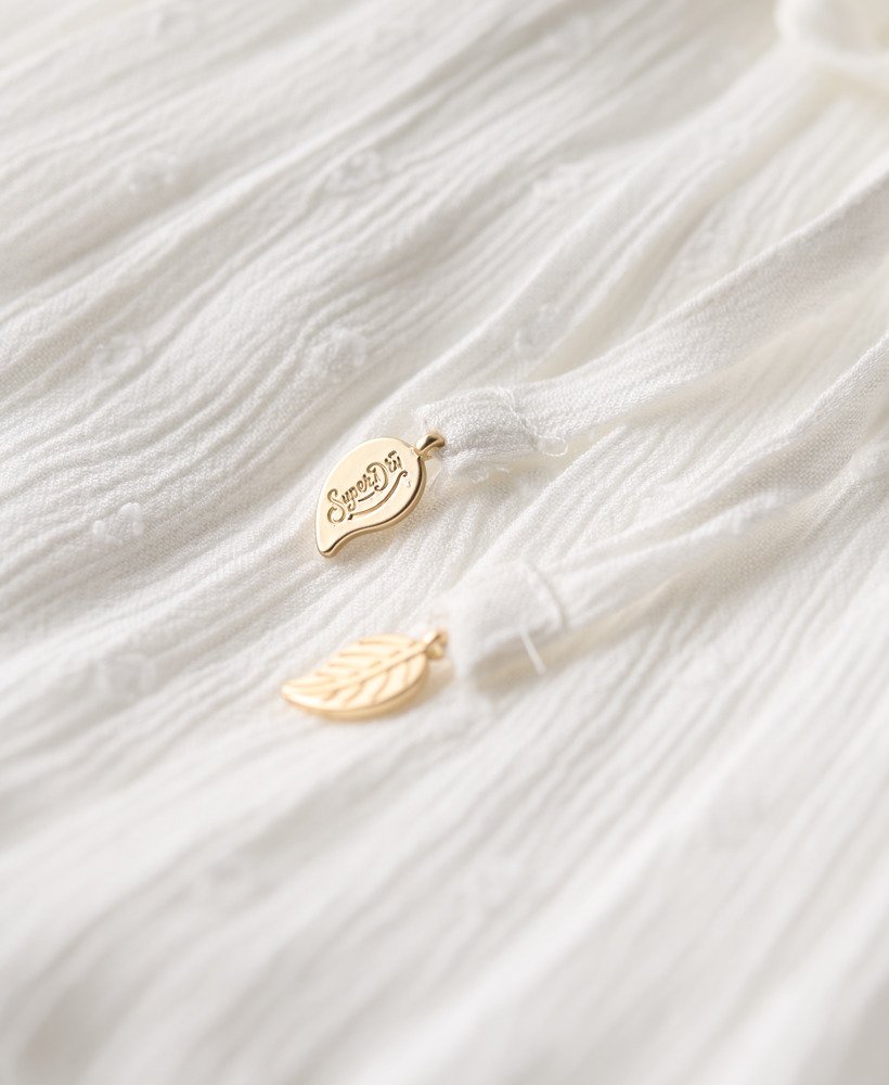 vestido curto ibiza com decote em v na cor off white