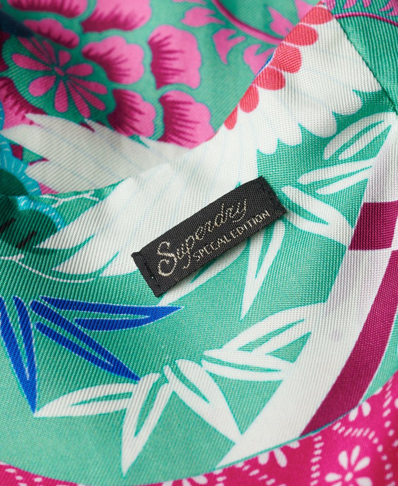 macacão regata estampado na cor magenta stork cloud