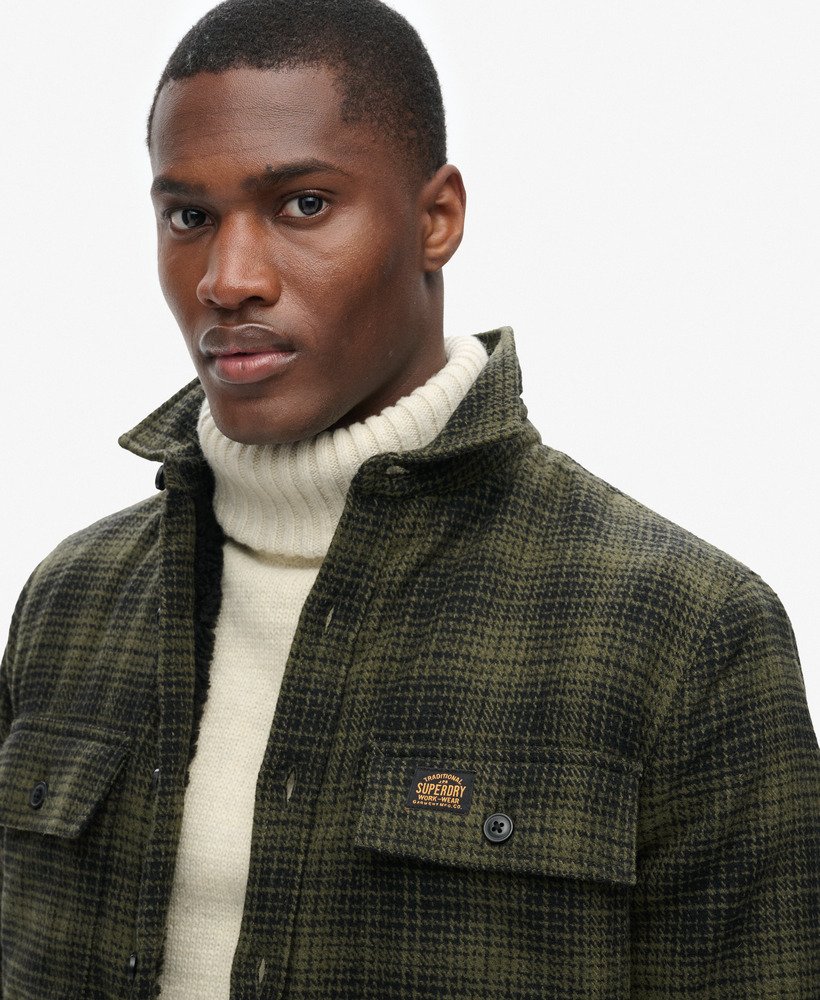 sobretudo wool miller na cor haze ombre olive
