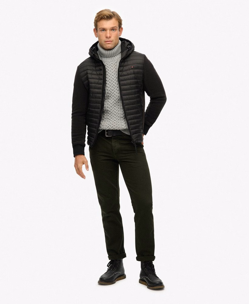 Jaqueta híbrida de fleece com capuz Storm