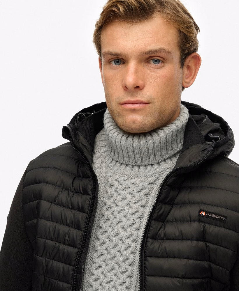 Jaqueta híbrida de fleece com capuz Storm