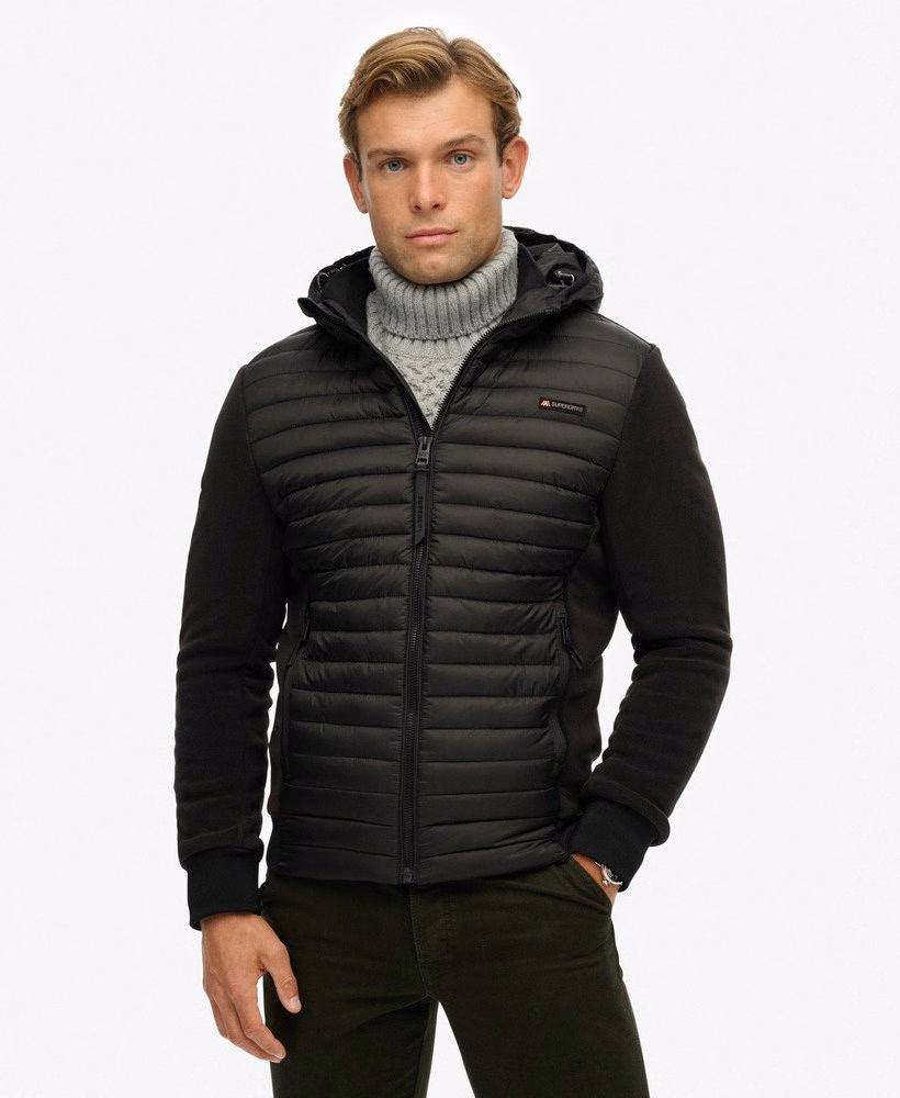 Jaqueta híbrida de fleece com capuz Storm