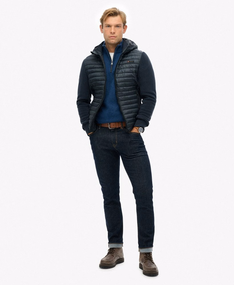Jaqueta híbrida de fleece com capuz Storm