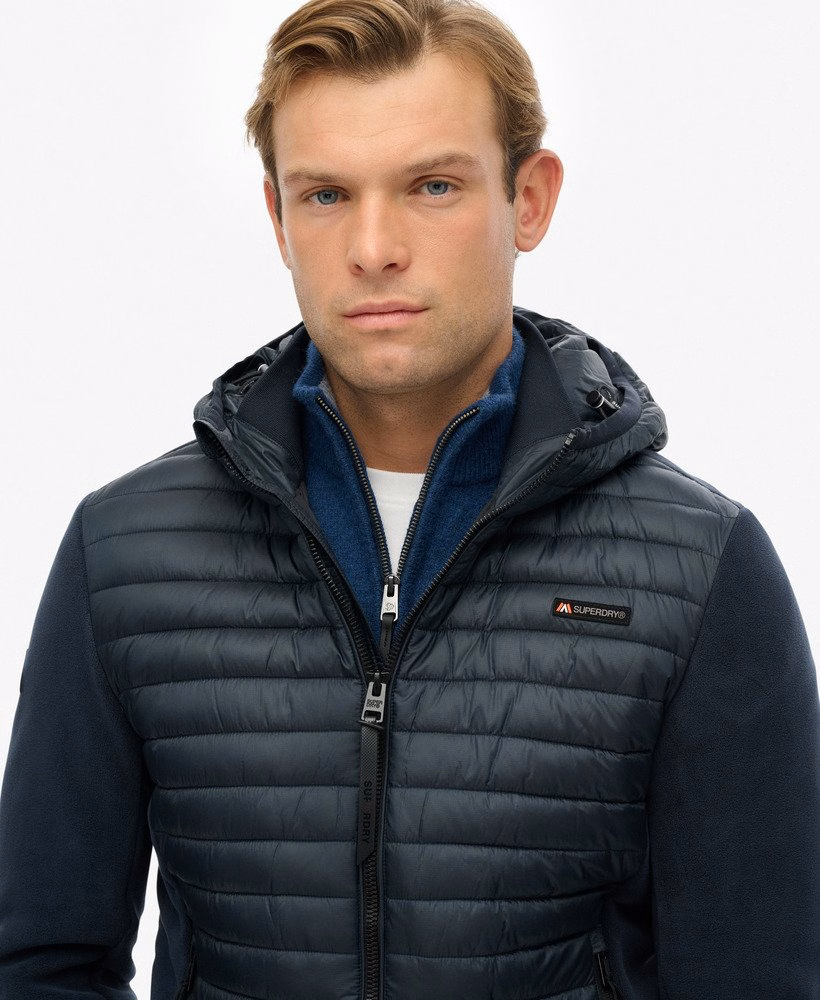 Jaqueta híbrida de fleece com capuz Storm