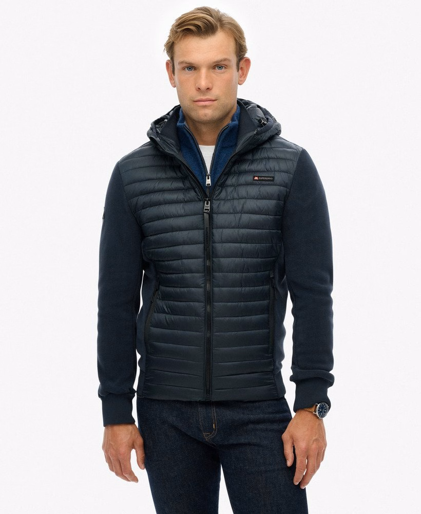 Jaqueta híbrida de fleece com capuz Storm