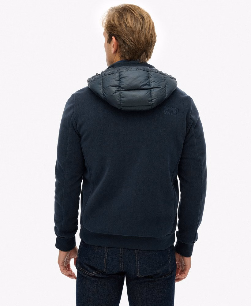 Jaqueta híbrida de fleece com capuz Storm