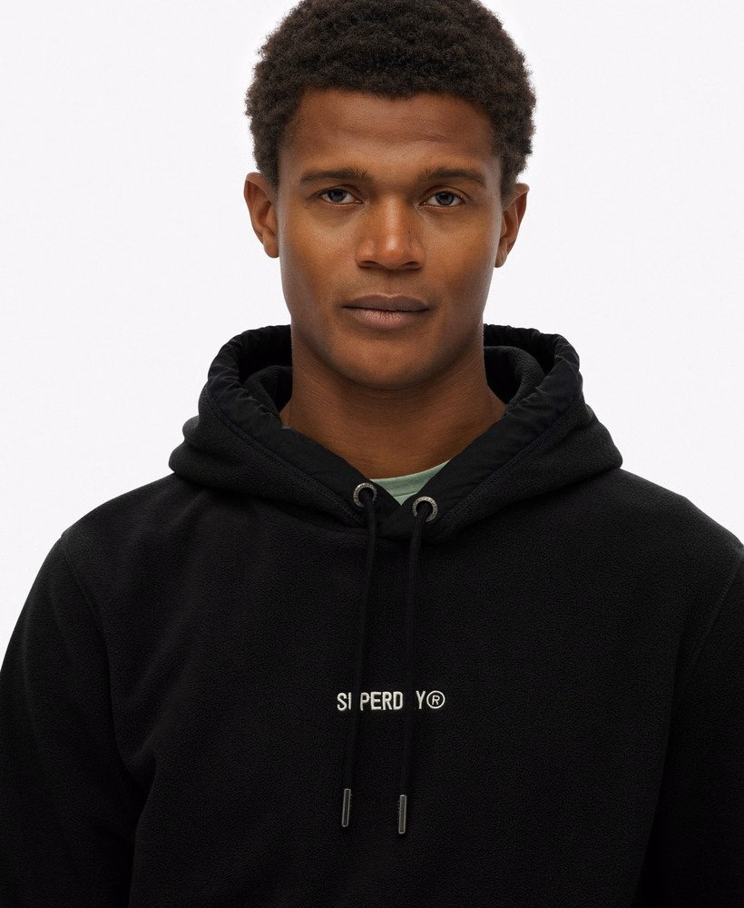 Moletom com Capuz Micro Logo Fleece