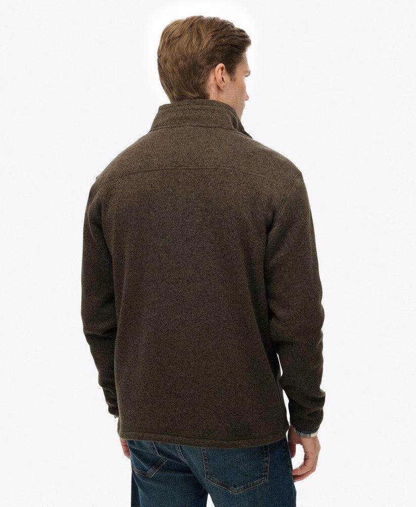 Suéter Storm Fleece com meio zíper