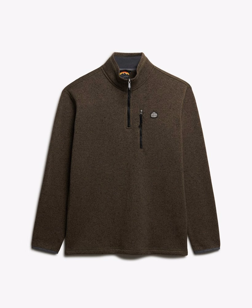 Suéter Storm Fleece com meio zíper
