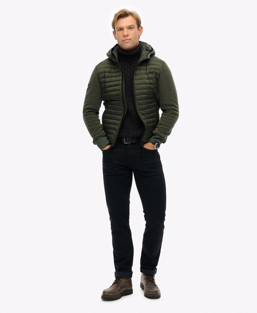 Jaqueta híbrida de fleece com capuz Storm