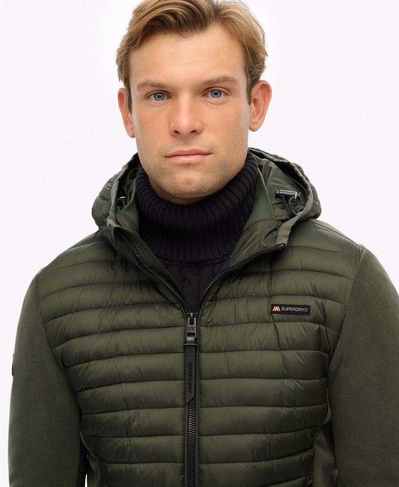 Jaqueta híbrida de fleece com capuz Storm