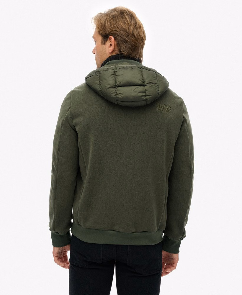 Jaqueta híbrida de fleece com capuz Storm