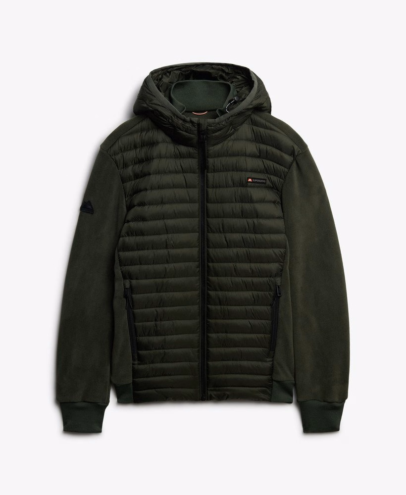 Jaqueta híbrida de fleece com capuz Storm