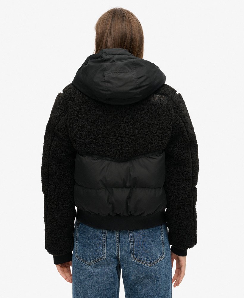 jaqueta híbrida everest bomber na cor pretapreta