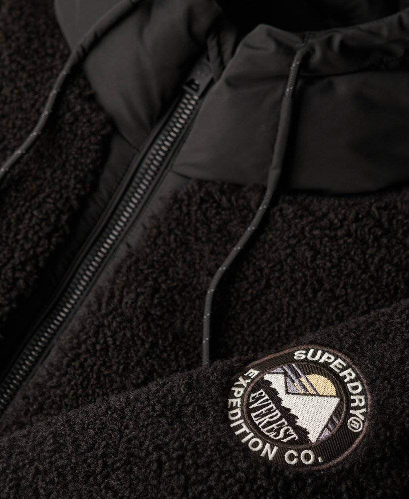 jaqueta híbrida everest bomber na cor pretapreta