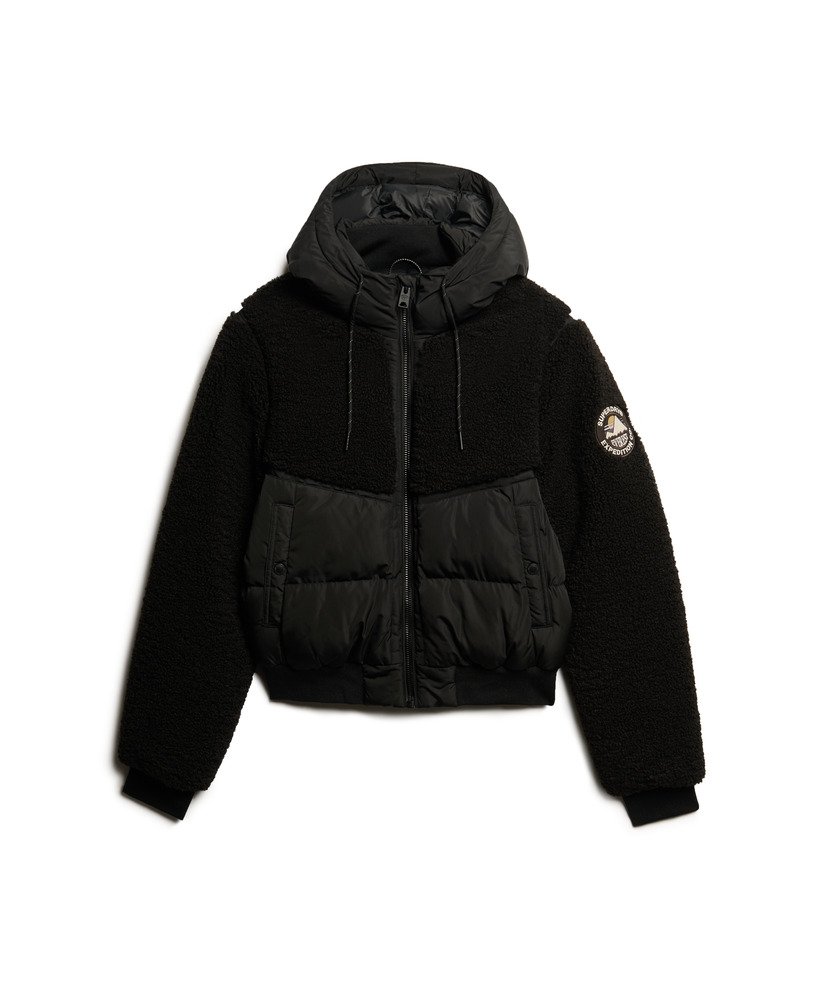 jaqueta híbrida everest bomber na cor pretapreta