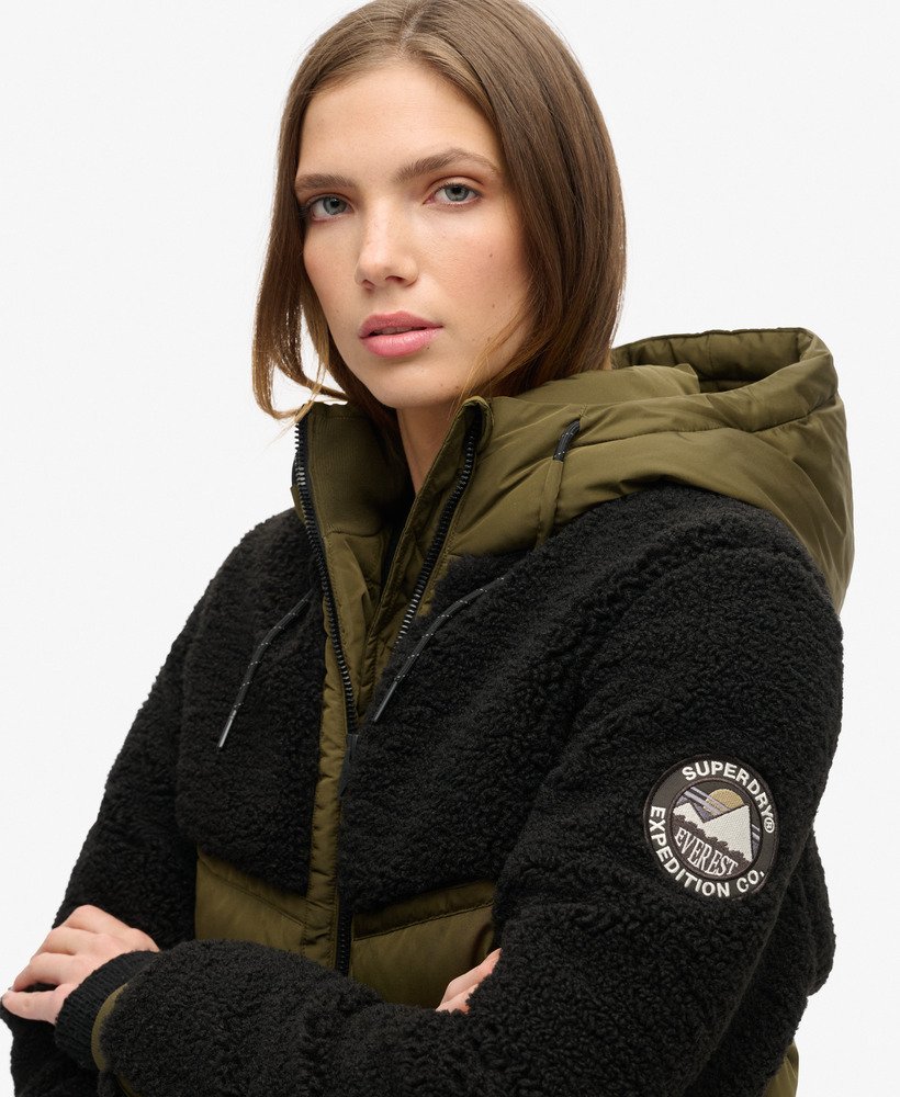 jaqueta híbrida everest bomber em cinza mescladojaffa