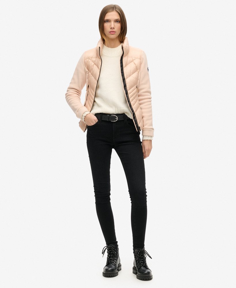 jaqueta storm fleece na cor bege frappe