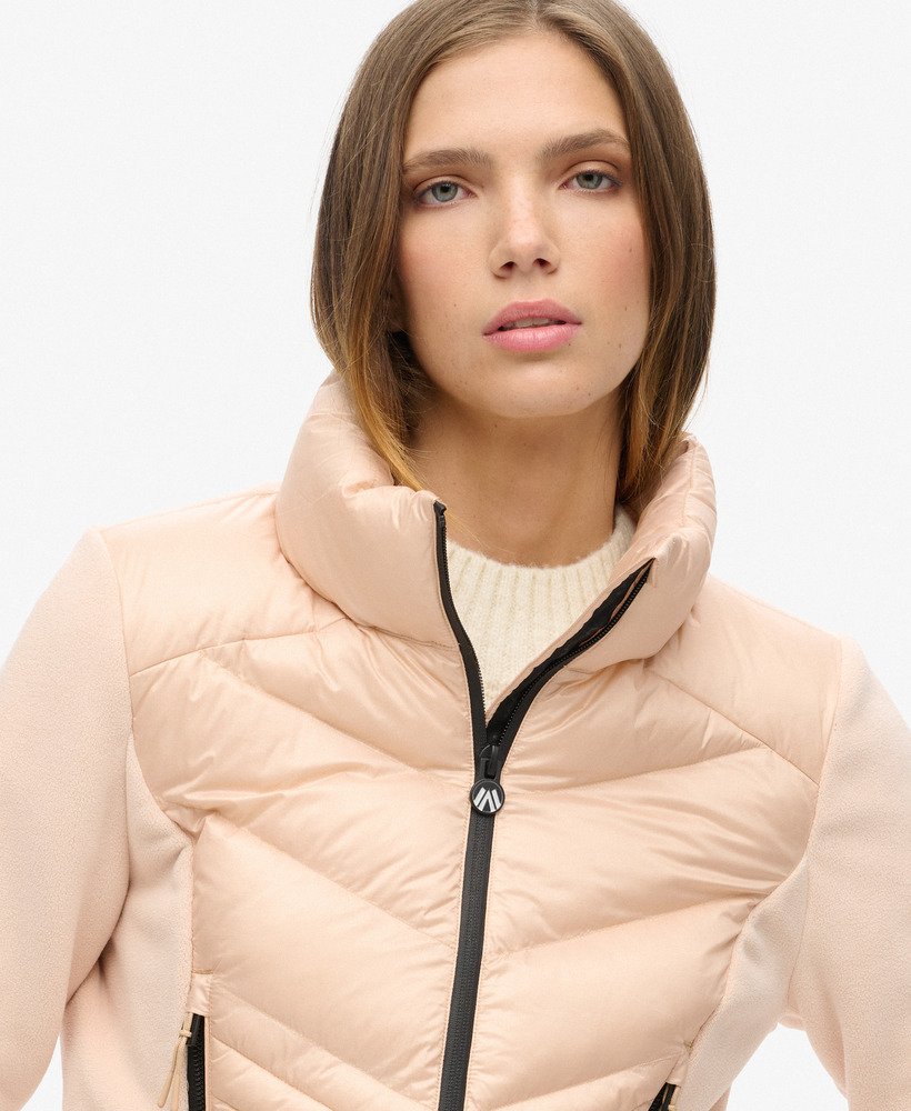 jaqueta storm fleece na cor bege frappe