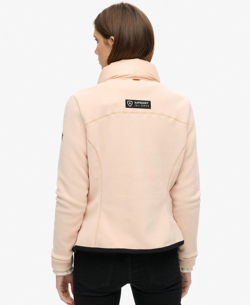 jaqueta storm fleece na cor bege frappe