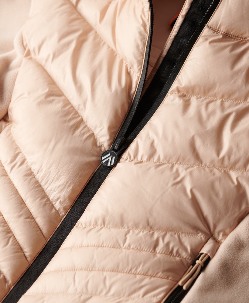 jaqueta storm fleece na cor bege frappe