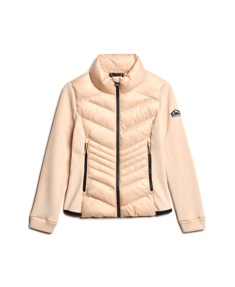 jaqueta storm fleece na cor bege frappe