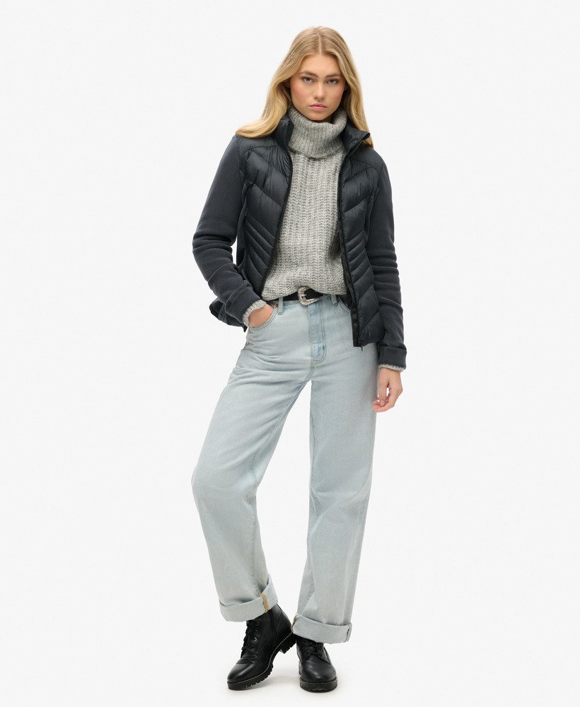 jaqueta storm fleece na cor azul marinho eclipse